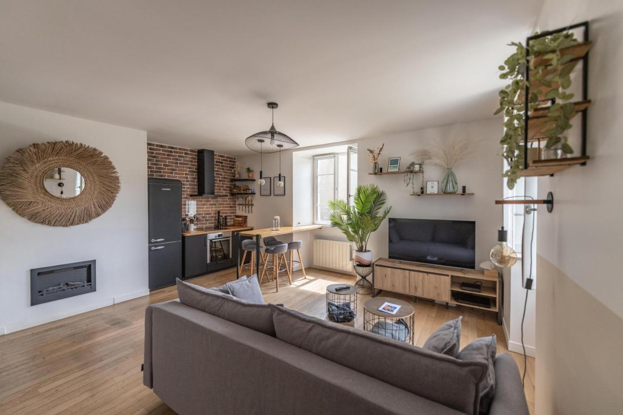 Appartement T2 - Vue Imprenable Sur La Cathedrale Кемпер Экстерьер фото